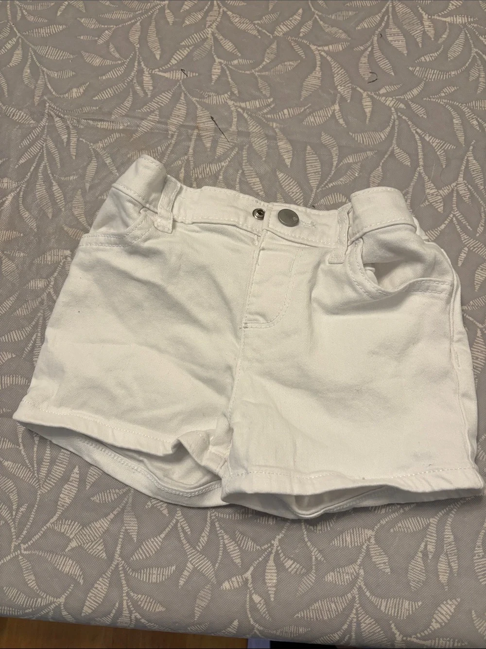 The Children's Place White Denim Jean Shorts